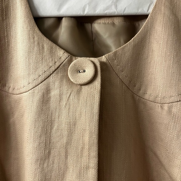 Apt. 9 Neutral Tan Cropped Pocket Jacket - Picture 4 of 7